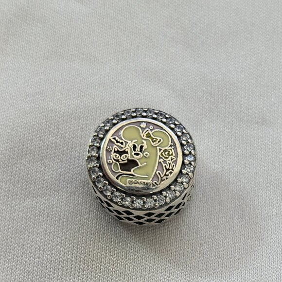 Pandora Disney Parks 2025 Mickey & Minnie Ghosts Charm, S925 Silver Jewelry - Picture 2 of 4